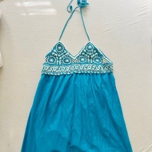 Blue Crochet Summer dress